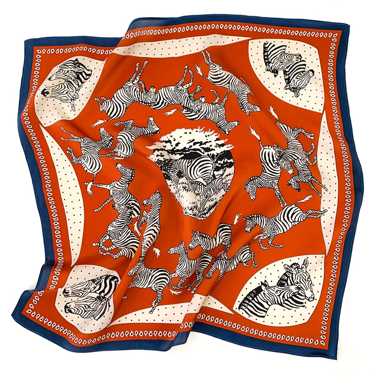Square Tissue Women's Shirt Decoration Tissue Thin Scarf