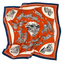 Square Tissue Women's Shirt Decoration Tissue Thin Scarf