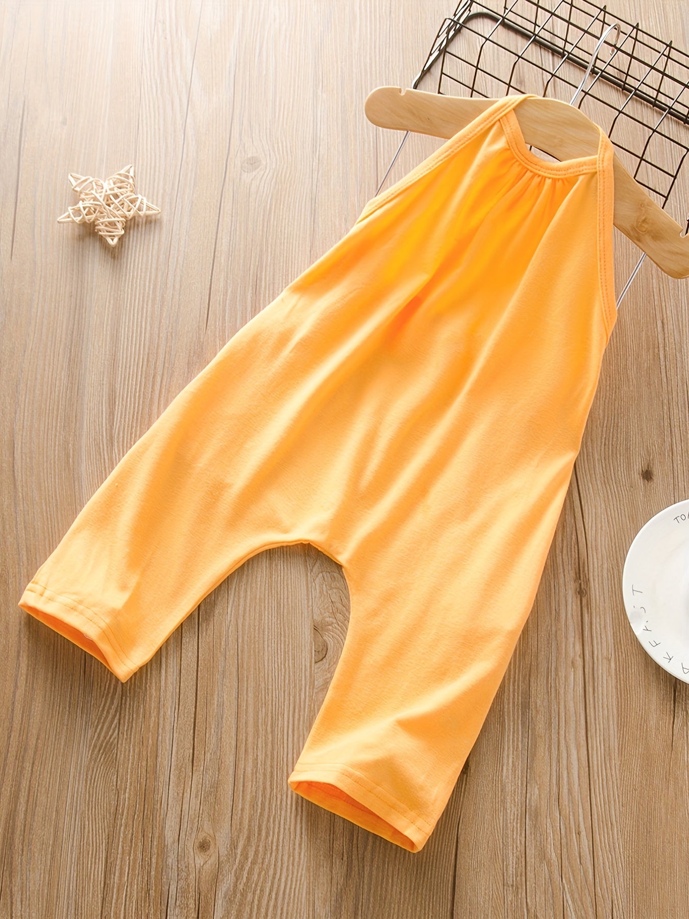 Baby Girls Casual Halter Rompers Jumpsuits for Beach Vacation