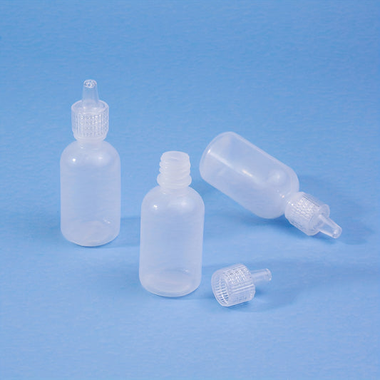 3pcs 28ml Eye Dropper Bottles Refillable Nozzle Cover Empty Plastic Bottles