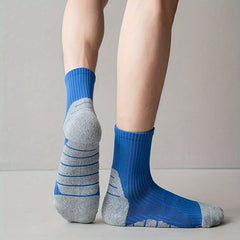 Basketball Socks Mid calf Socks Thick Padded Sweat absorbing Sports Socks