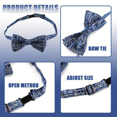 10pcs Boys Ties Elegance Adjustable Toddler Ties Pin Bow Ties For Kids