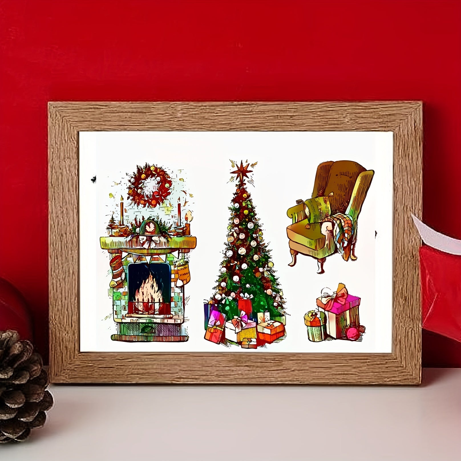 Christmas Halloween Gift Stamp For Card Making DIY Decoration