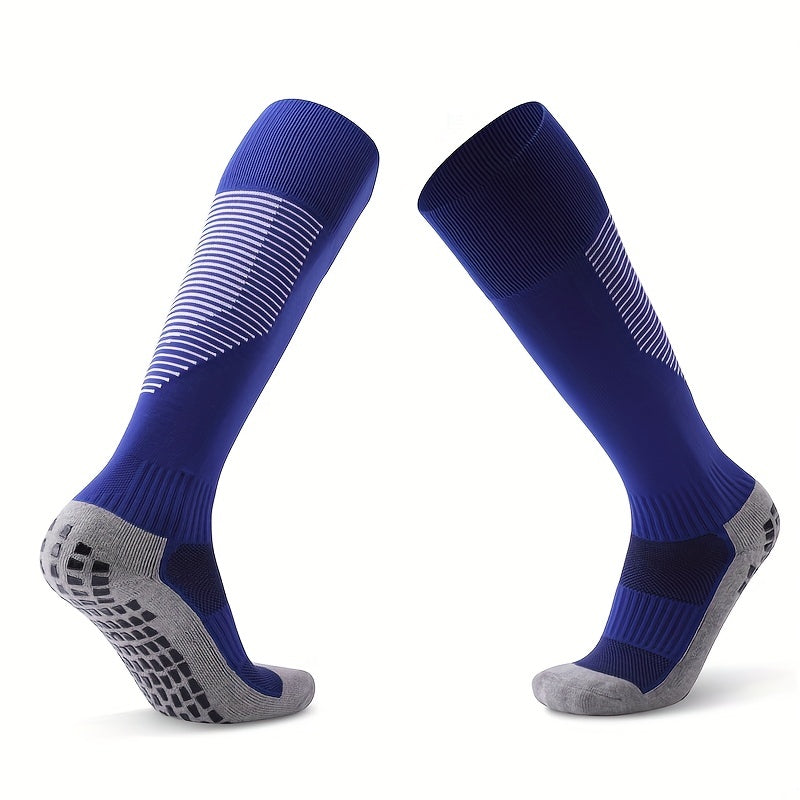 Non Slip Long Sports Socks For Soccer Football Over The Calf