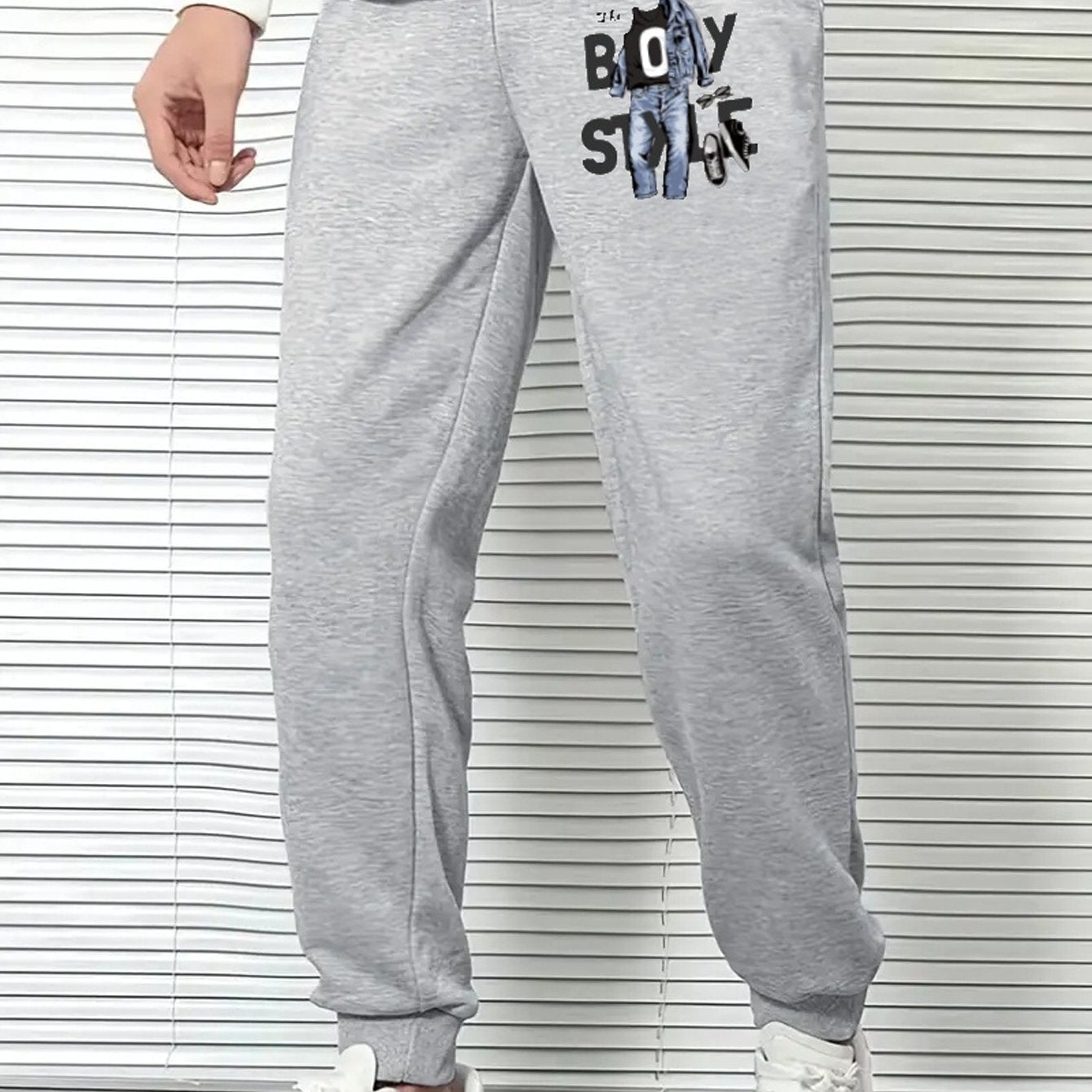Men's Comfy Drawstring Joggers Casual Loose Fit Pants
