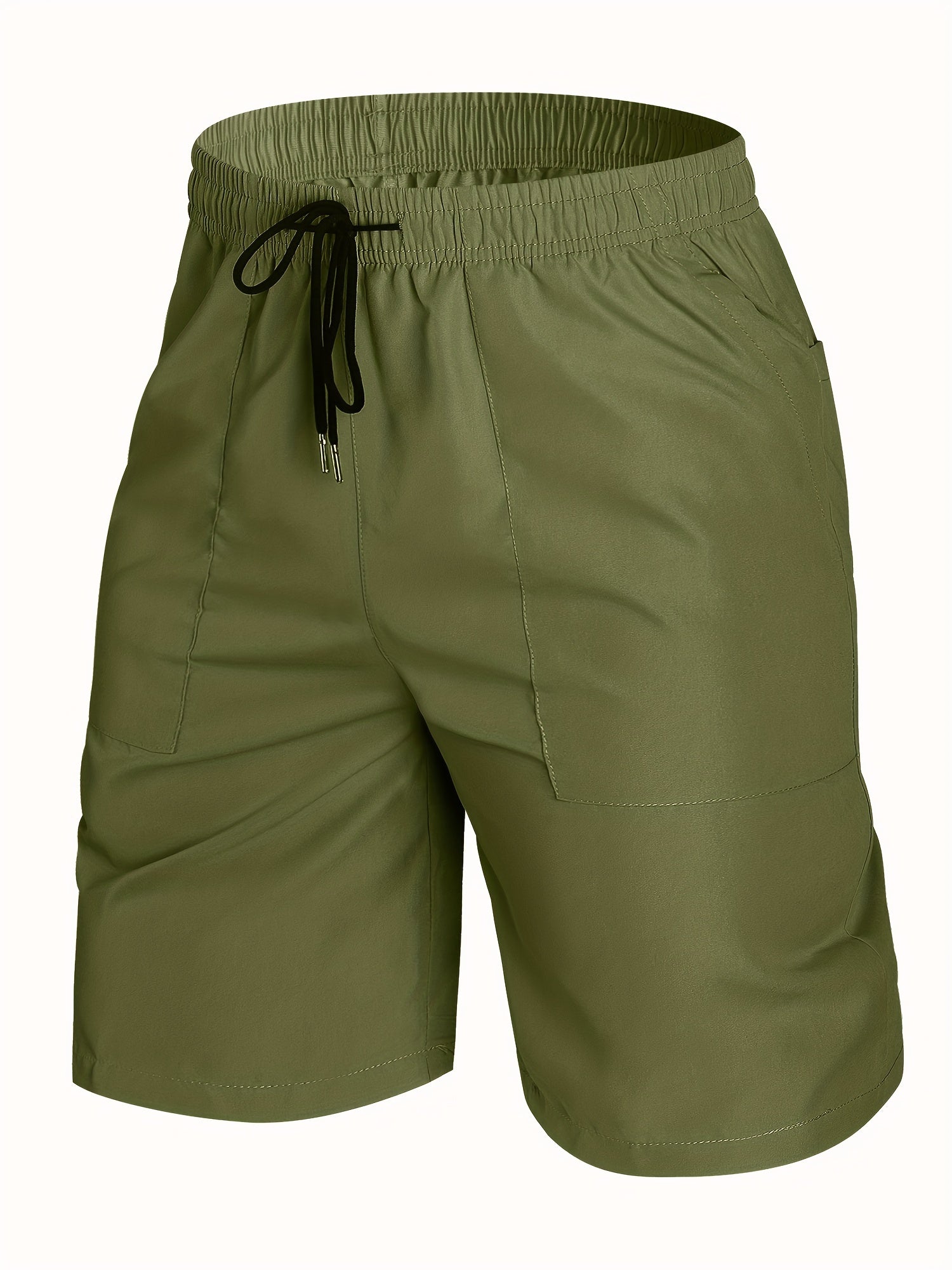 Men's Casual Cargo Shorts with Drawstring