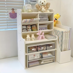 Double Layer Heightening Desktop Rack - Maximize Desk Space