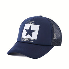 Men's Sunshade Baseball Cap Outdoor Sunscreen Breathable Mesh Hat