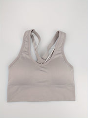Criss Cross Sports Bra Push Up Shockproof Women's Lingerie