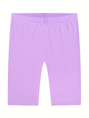 Girls' Casual Biker Shorts Dance Shorts Outwear Athletic Fit Stretchy