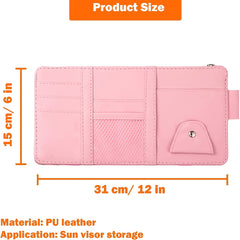 Sun Visor Clip Phone Holder & Storage Bag - Upgrade Your Car!