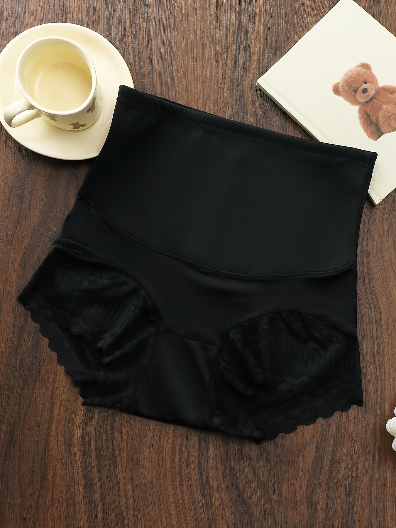 Lace Stitching Tummy Control Panties Women's Shapewear