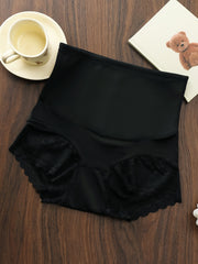Lace Stitching Tummy Control Panties Women's Shapewear