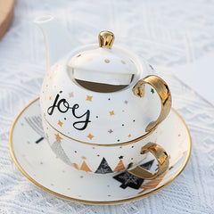 Christmas Ceramic Water Kettle Cup Set - Gift for Men Women