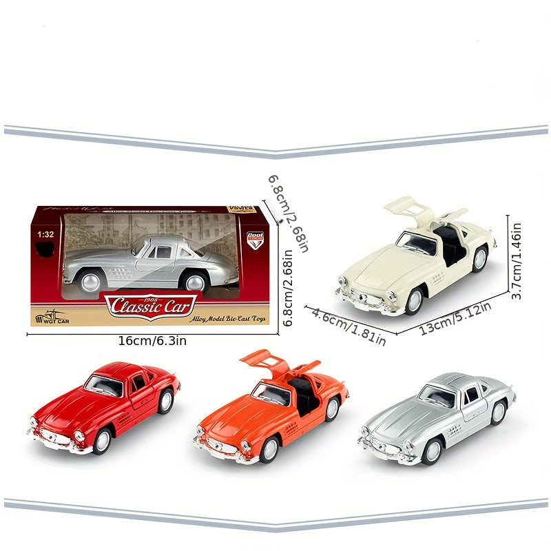 1:32 Alloy Sports Car Model Pull Back Toy for Boys