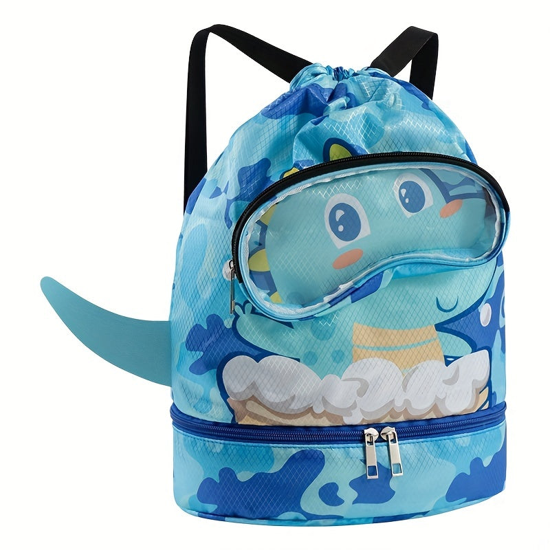 Kids Waterproof Beach Backpack with Wet and Dry Separation