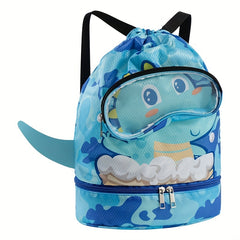Kids Waterproof Beach Backpack with Wet and Dry Separation