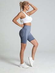 High Stretch Hip Lifting Yoga Sports Shorts Quick Dry Running Activewear