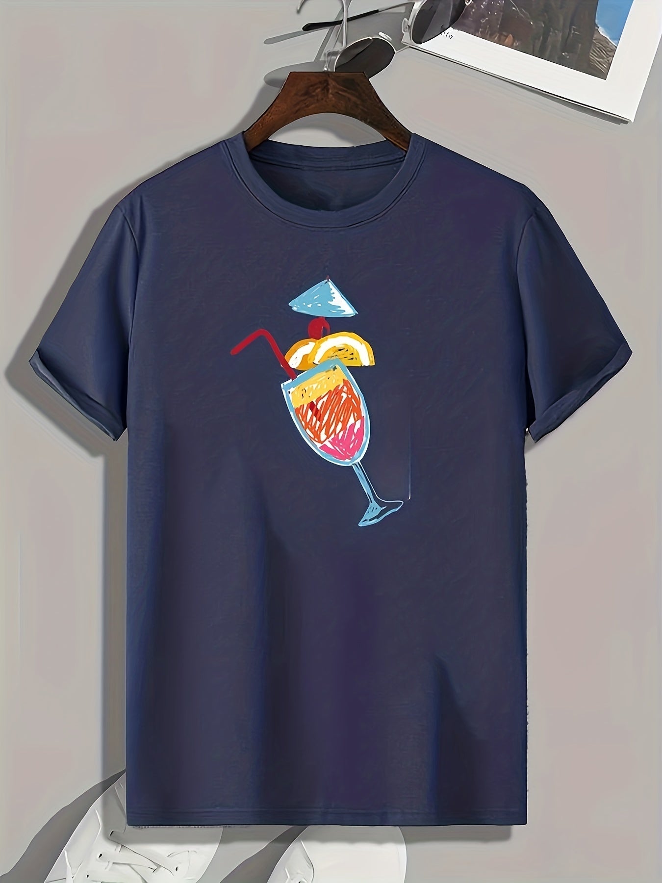 Summer Drinks Print Men's Sports T-shirt
