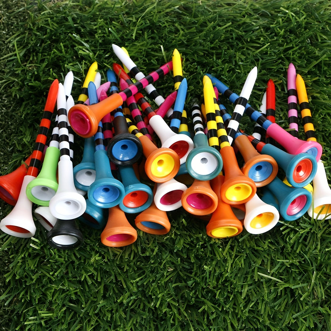 8 Pcs Upgraded Golf Tee Cover Soft Rubber Headgear Tee Ball Holder