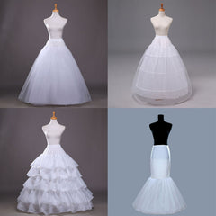 Ankle Length Wedding Petticoat Plus Size Underskirt
