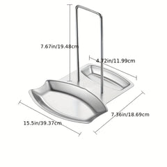 Stainless Steel Lid Rack Stand Spoon Rest