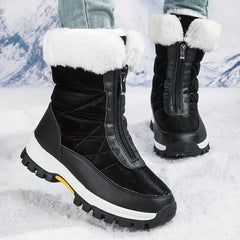 Women's Waterproof Snow Boots Winter Warm Hiking Boots