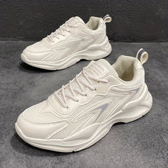Men's Chunky Lace Up Shoes Soft Sole Sneakers