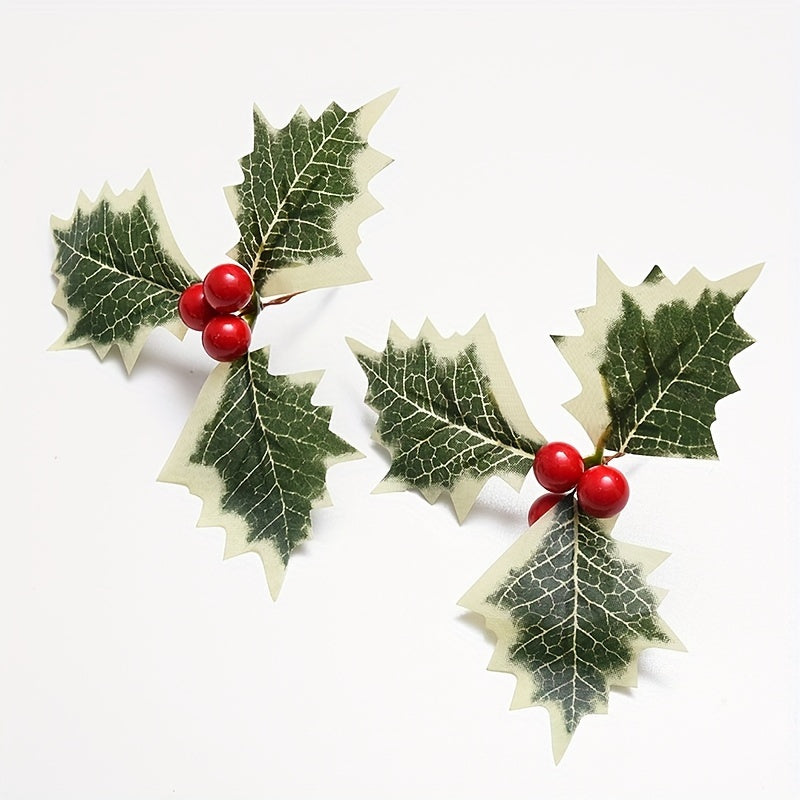Red Fruit Christmas Tree Decoration DIY Bonsai Branch Plug