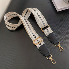 Arrow Pattern Bag Strap Wide Adjustable Bag Strap Replaceable