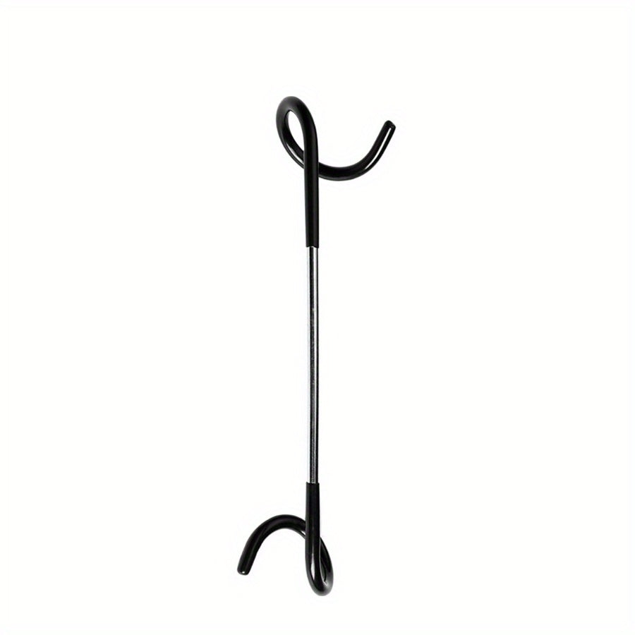 Portable Stainless Steel Double Hooks Light Holder for Outdoor Activities