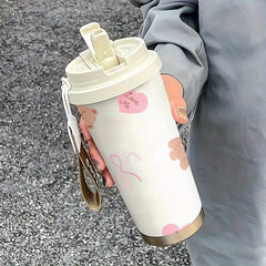 18oz Insulated Stainless Steel Travel Mug, Bowtie Cartoon