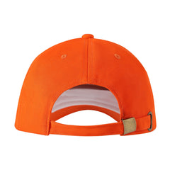 Men's Orange 3D Embroidered Baseball Cap Adjustable Fit