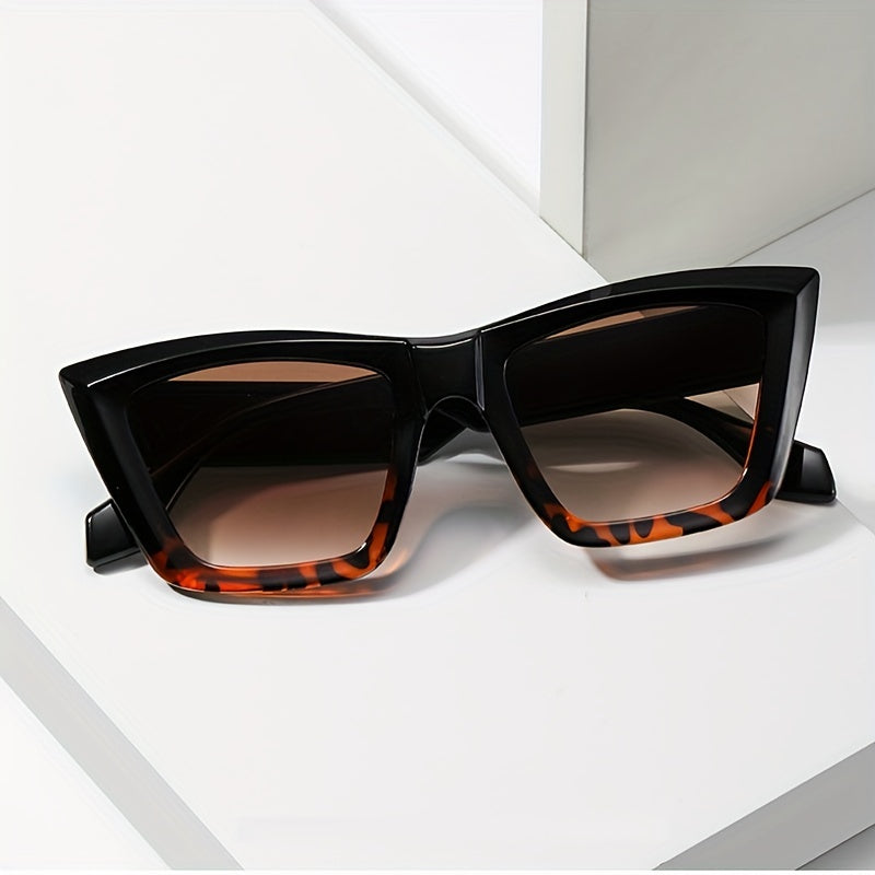 Cat Eye Sunglasses Gradient Lens Tortoiseshell Frame UV400