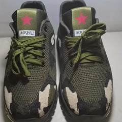 Women's Camo Print Running Shoes Lightweight Mesh Sneakers