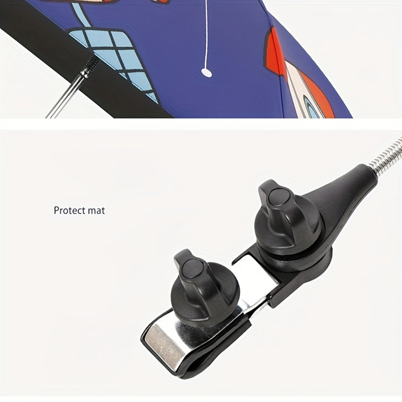 Multifunctional Sunshade Umbrella Tricycle UV Protection Sunscreen Umbrella