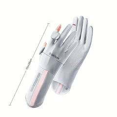 Sunscreen Short Gloves for Women Outdoor Sports Cycling