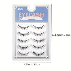 10pcs Natural False Eyelashes for Thai Makeup Style