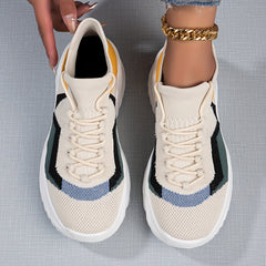 Women's Lightweight Running Sneakers Lace up Front Shoes