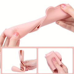 Silicone Travel Makeup Brush Holder Bag Case Cosmetic Pouch