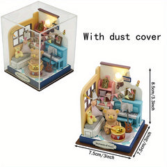 DIY Dollhouse Mini Kit With Furniture Creative Room Mini Dollhouse Toy