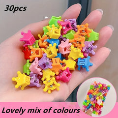 120pcs Mixed Cartoon Hair Clip for Girls Kids