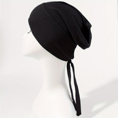Turban Cap Casual Head Wrap Elastic Hijab Head Scarf Women Bandana Beanies