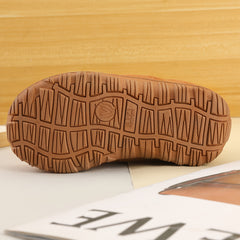 Boys Slip On Fleece House Shoes Non Slip Soft Bottom Walking Shoes