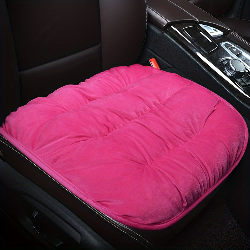 Winter Plush Short Plush Cushion For Car Seat Anti Slip Thermal Insulation