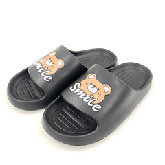 Men's Bear Print Slides Anti Skid Slippers