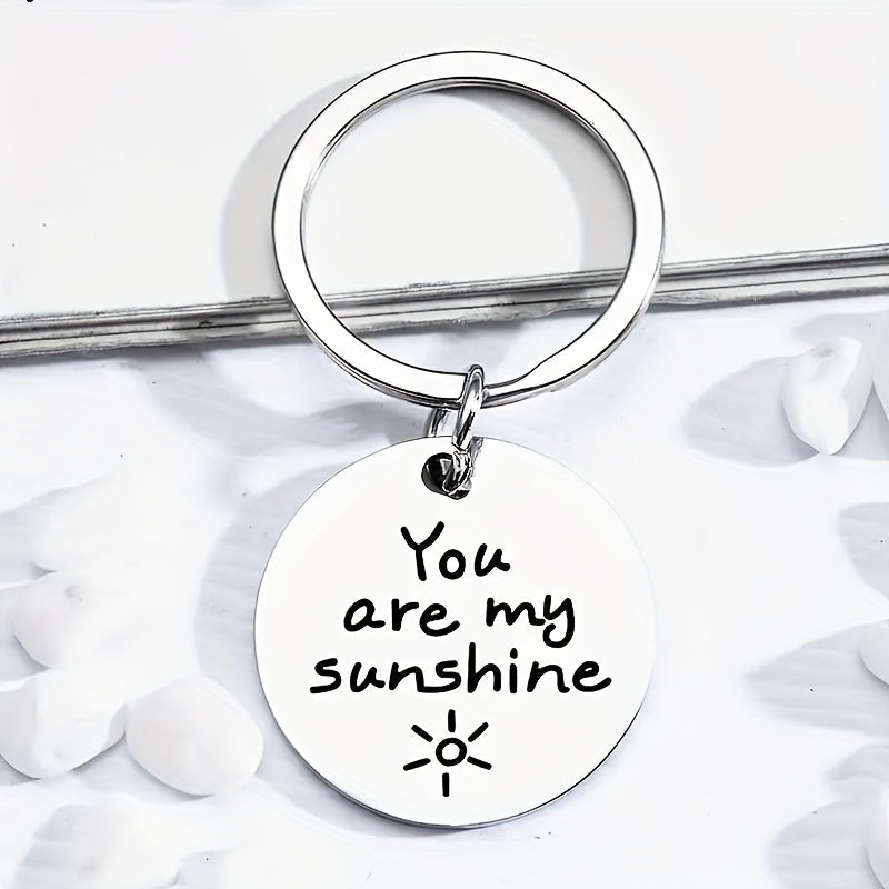 Romantic 'YOU ARE MY SUNSHINE' Couple Key Chain