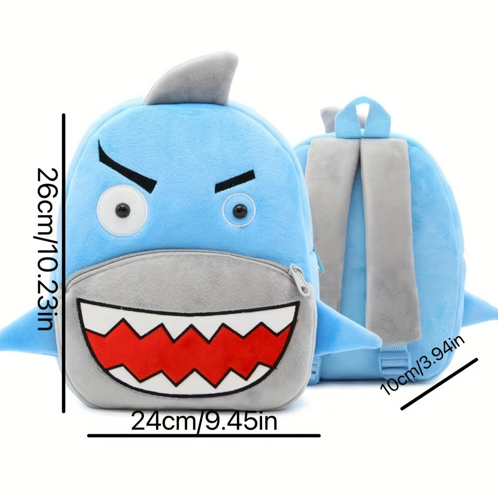 Cartoon Zoo Plush Backpack School Bag Holiday Gift for Boys and Girls