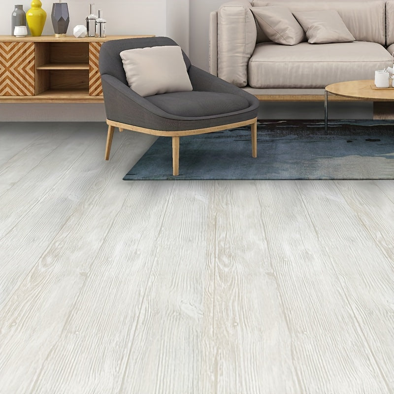Wood Grain Floor Sticker Thickened Matte Vinyl Waterproof Anti Slip Tile Sticker