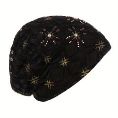 Vintage Flower Print Turban Head Scarf Ramadan Wrap